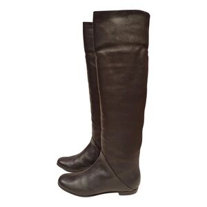 Giuseppe Zanotti Brown Leather Knee-High Boots